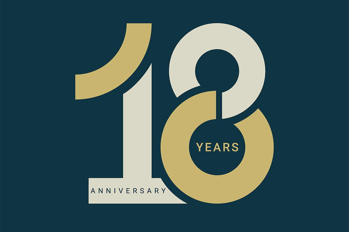 Celebrating 18 Glorious Years
